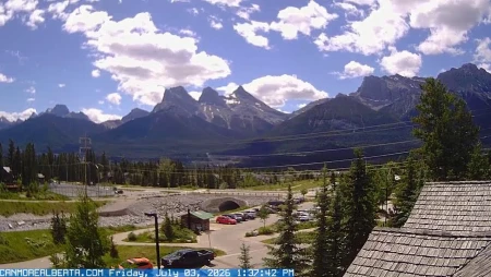 Three Sisters Mountains - Canmore - Bear & Bison Inn